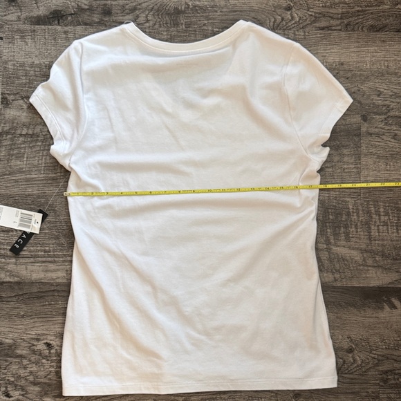 Grace Women's Classic White Short Sleeve Tee - Picture 7 of 9